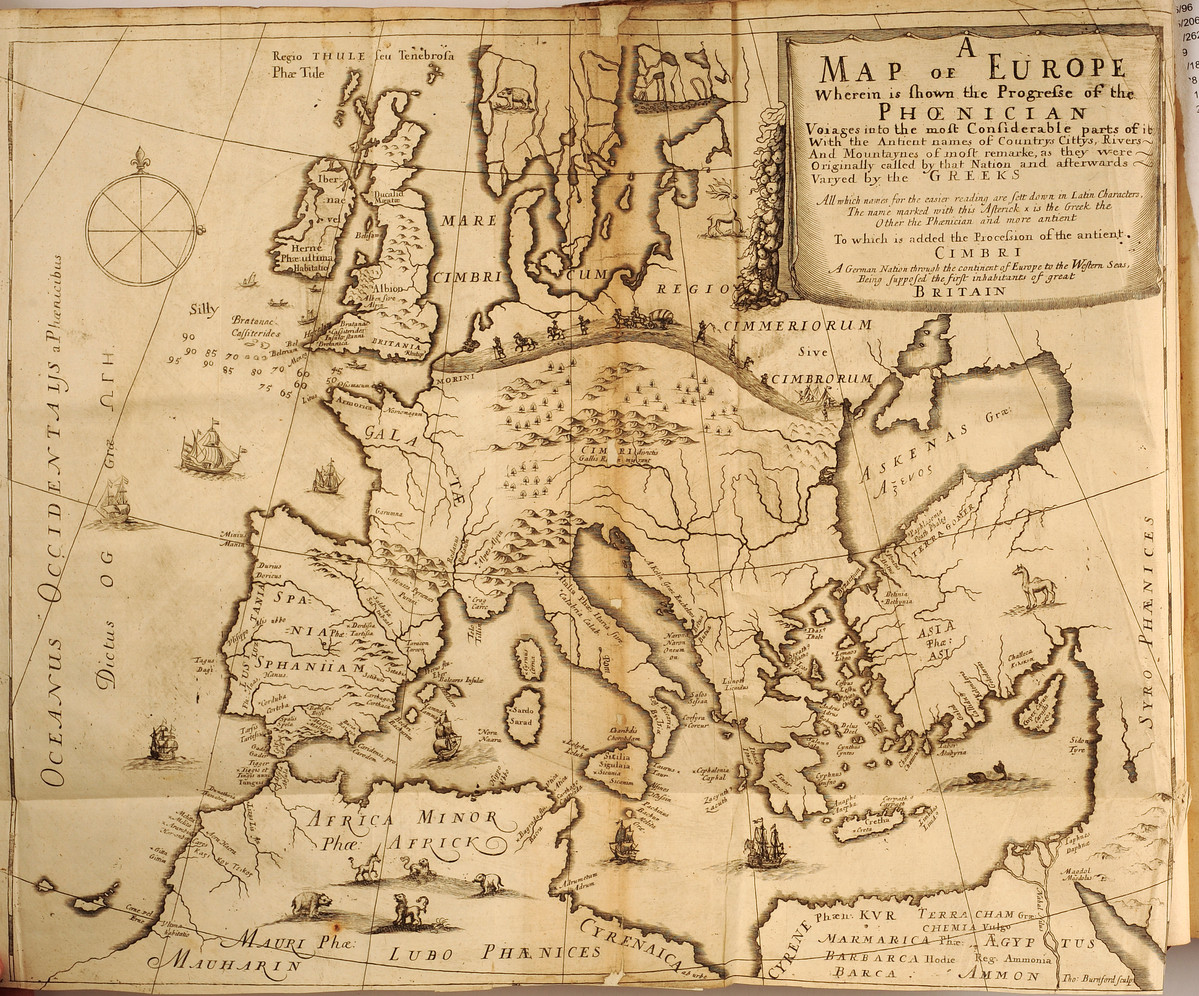 Britannia antiqua illustrata, by Aylett Sammes. London, 1676