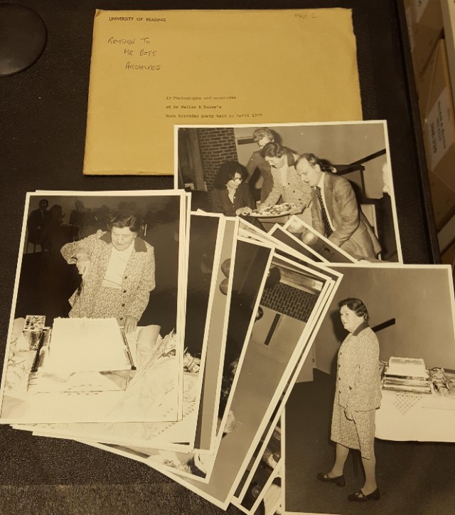 Photos showing 90th birthday party held for Dr Nellie B. Eales in April 1979 (MS 5303)