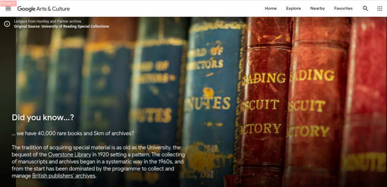 Screenshot from Google Arts & Culture