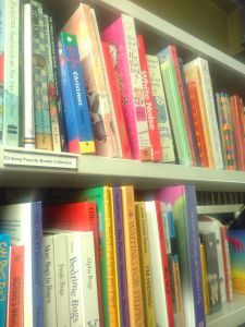 pop-up books shelf