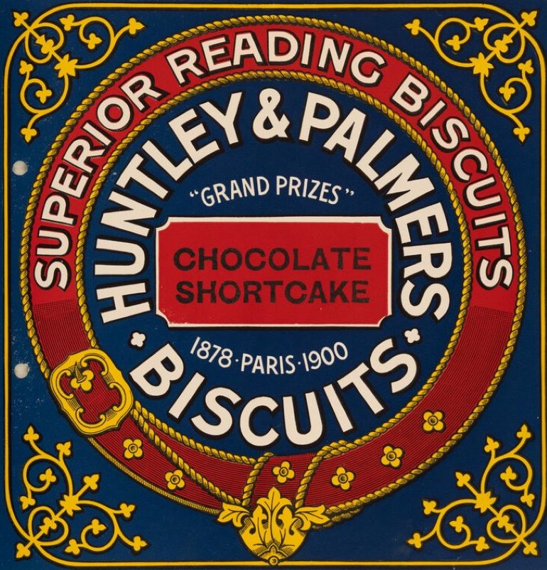 Garter and buckle label for H&P exhibition