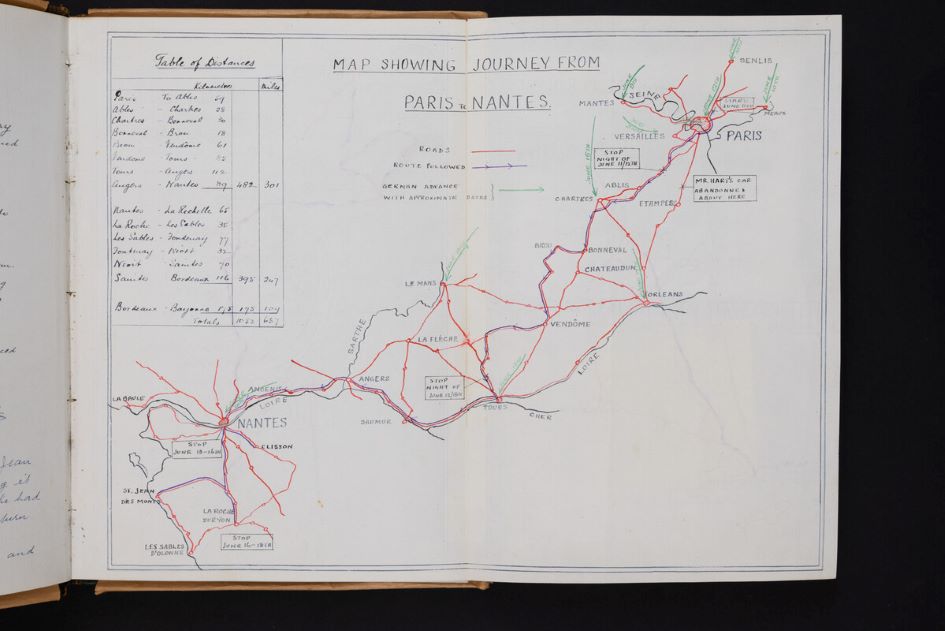 Reginald Wild map, for H&P exhibition