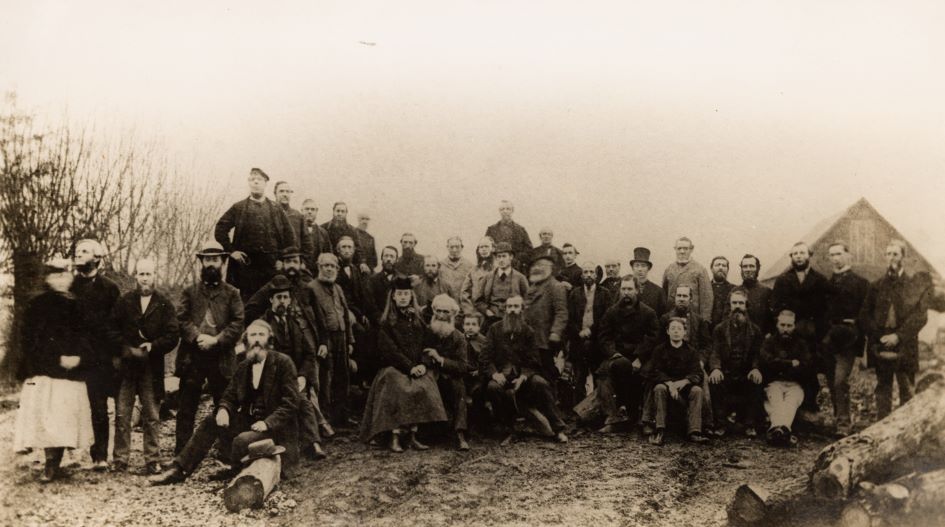 George Palmer and staff, for H&P exhibition